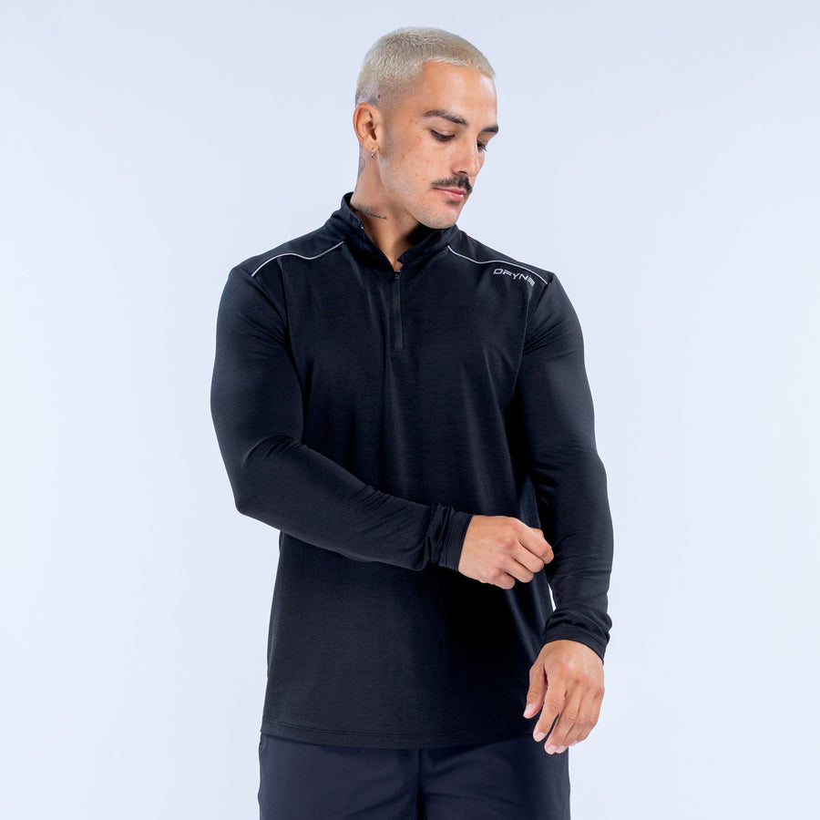 Haut quart de zip Charge Noir minuit