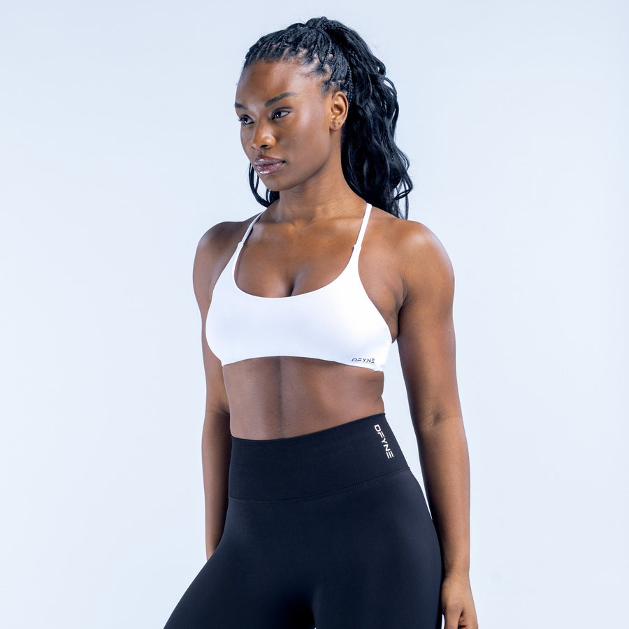 Brassière dos torsadé Dynamic Blanc optique