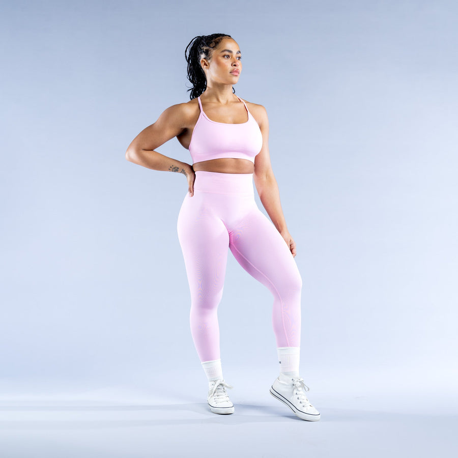 Brassière dos ouvert Dynamic Rose pâle
