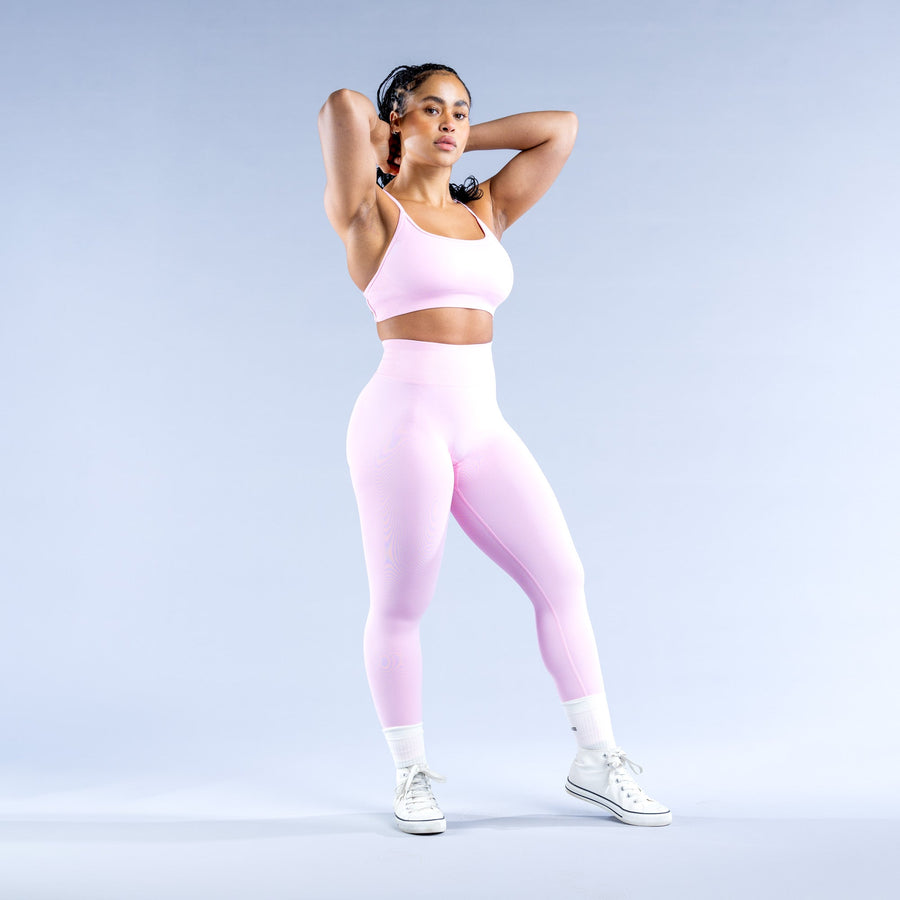 Brassière dos ouvert Dynamic Rose pâle