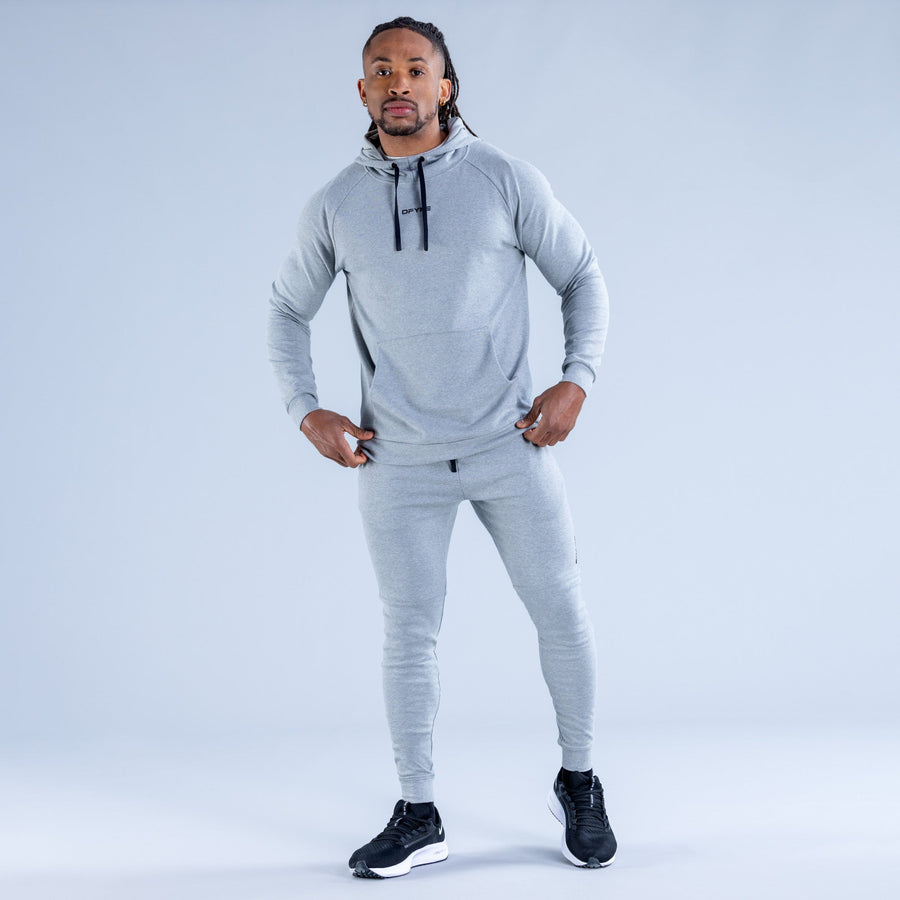 Sweat à capuche mi-épais Stealth Gris orage chiné