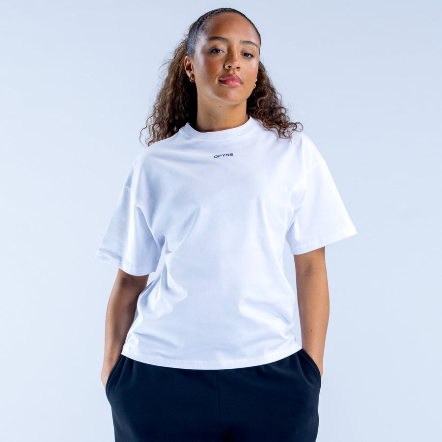 T-shirt carré Revive Blanc