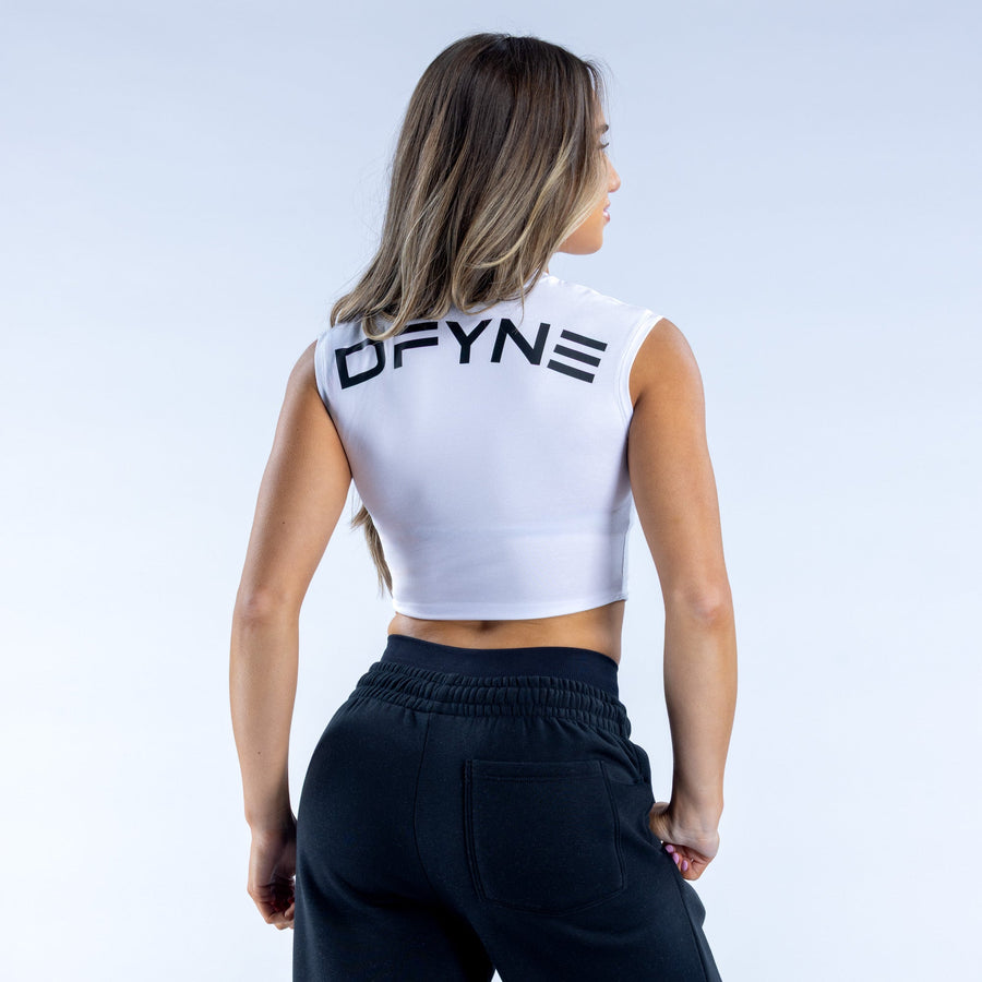 T-shirt court Signature Blanc cassé