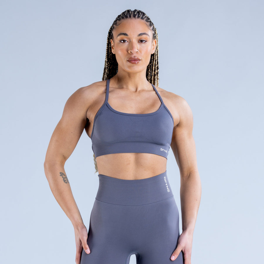 Brassière dos ouvert Dynamic Gris pierre foncé