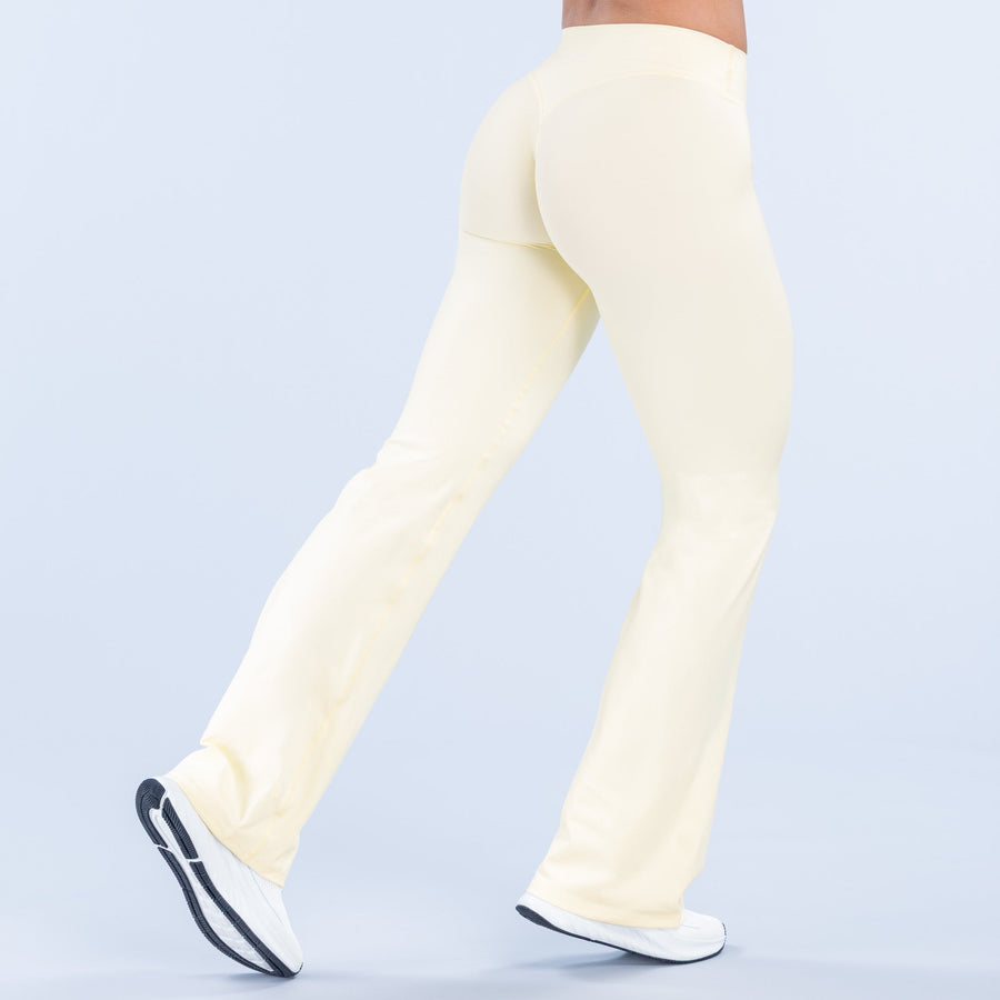 Pantalon évasé Origin Crème de beurre