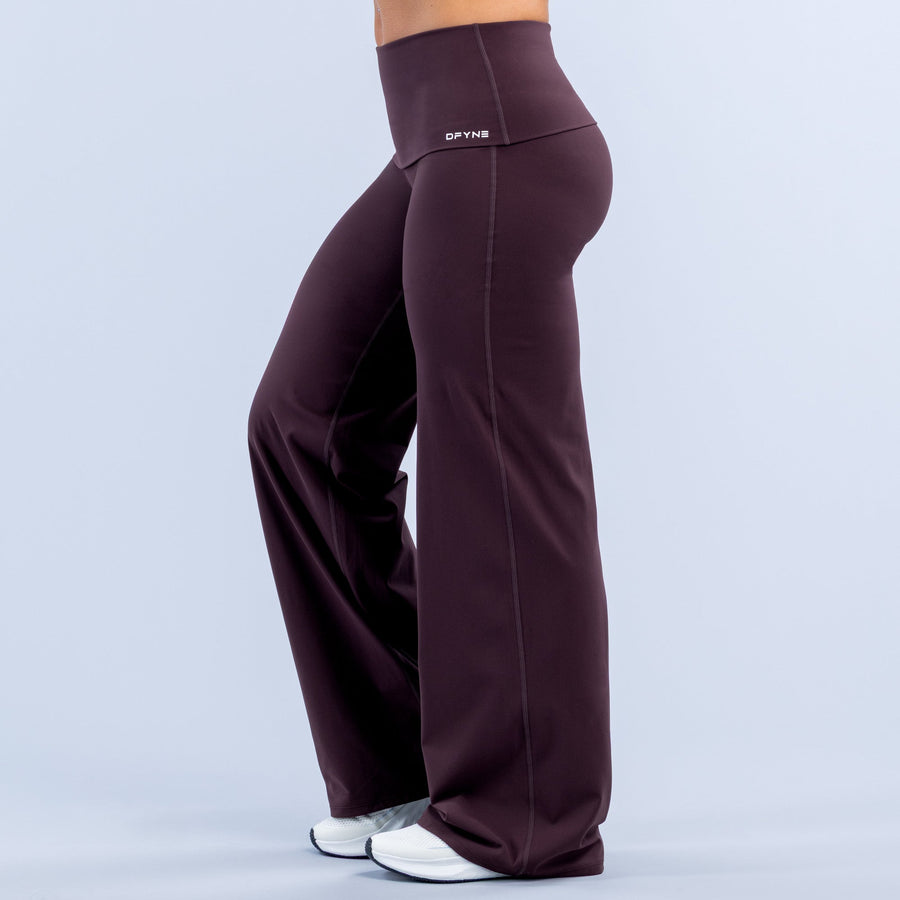 Pantalon large à ceinture rabattue Origin Expresso