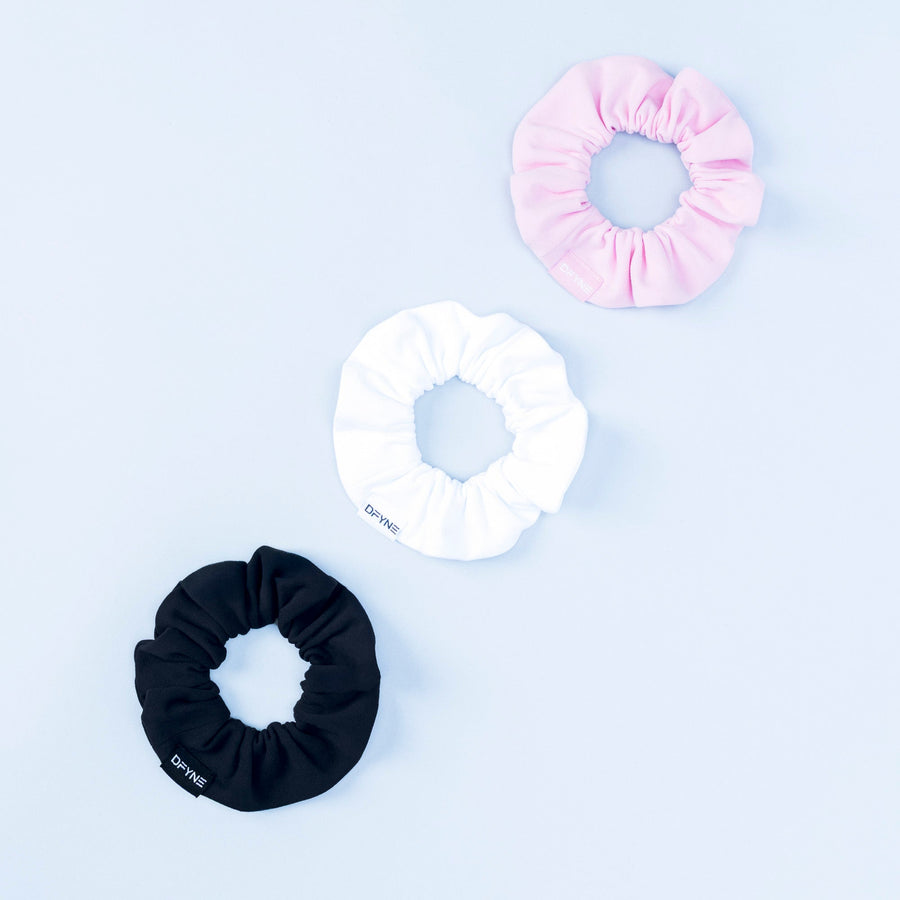 Chouchous Origin — lot de 3 Blanc optique / Rose pâle / Noir minuit