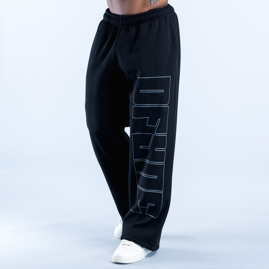 Jogging droit imprimé Recharge Noir minuit