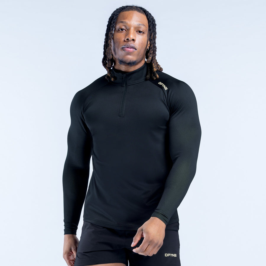 Haut quart de zip Unbound Noir minuit