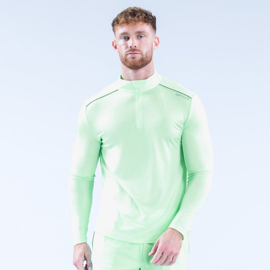 Haut quart de zip Charge Menthe
