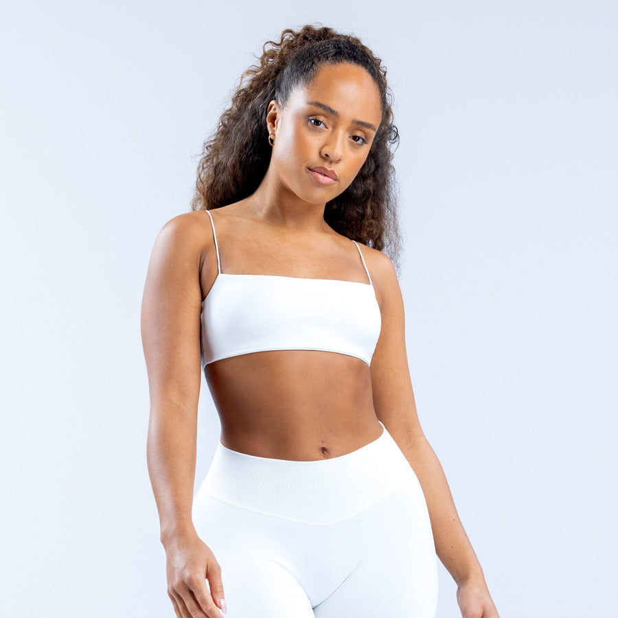 Brassière à bretelles Defy Blanc optique