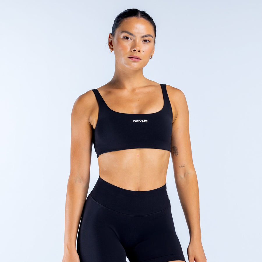 Brassière dos échancré Defy Noir minuit
