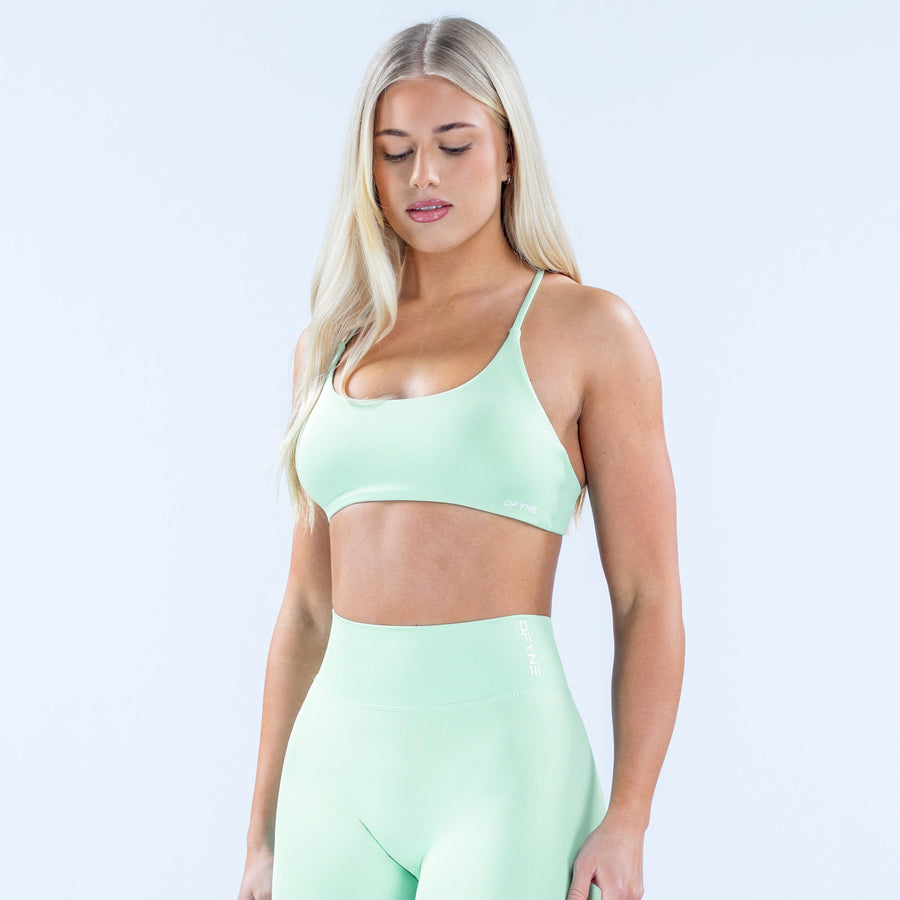 Brassière dos torsadé Dynamic Verre de mer