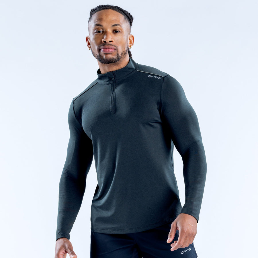 Haut quart de zip Charge Ardoise