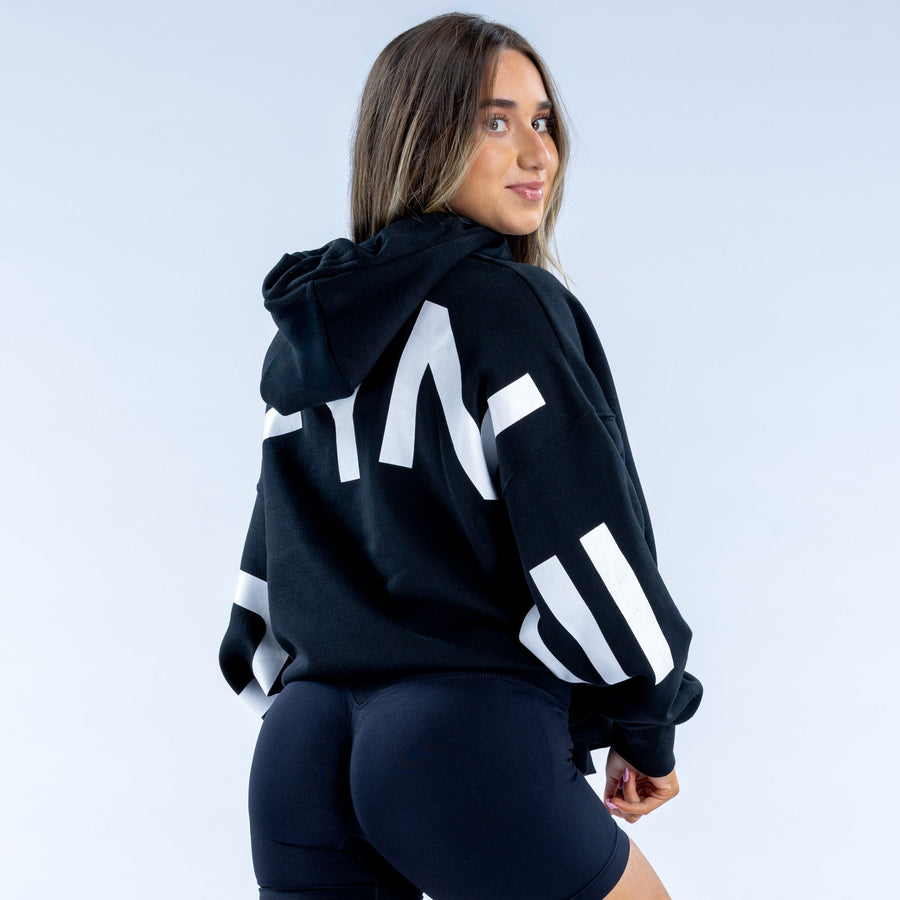 Sweat à capuche Signature Noir minuit