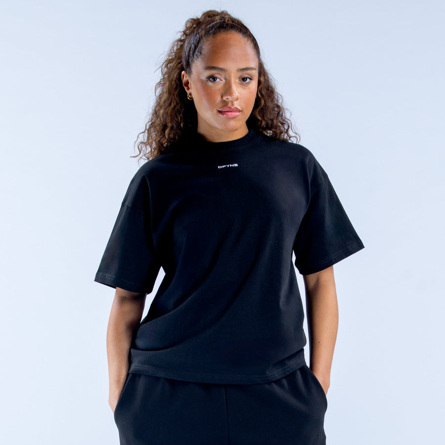 T-shirt carré Revive Noir