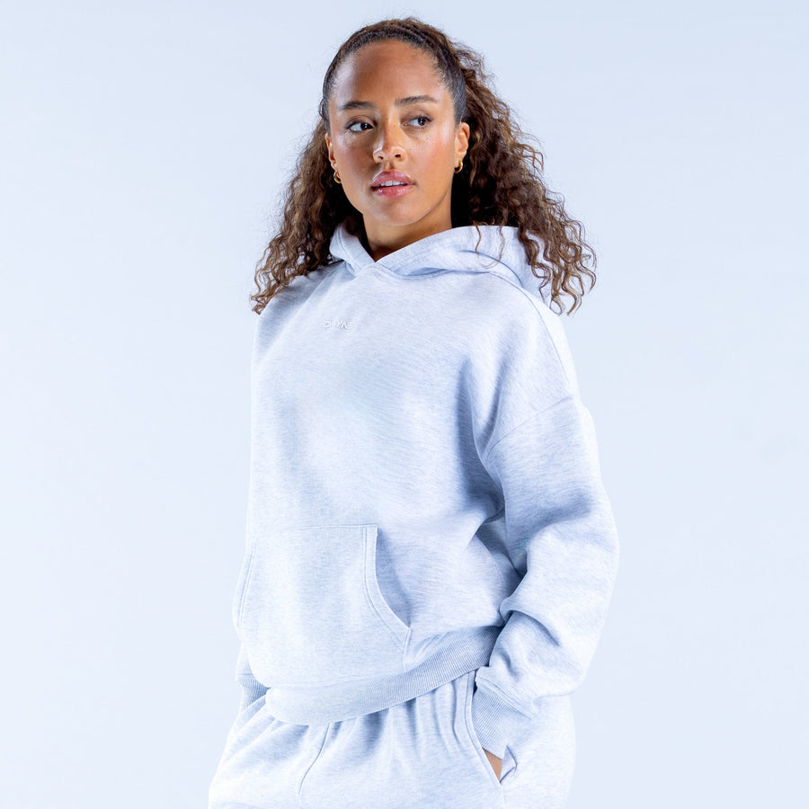Sweat à capuche Revive Gris chiné