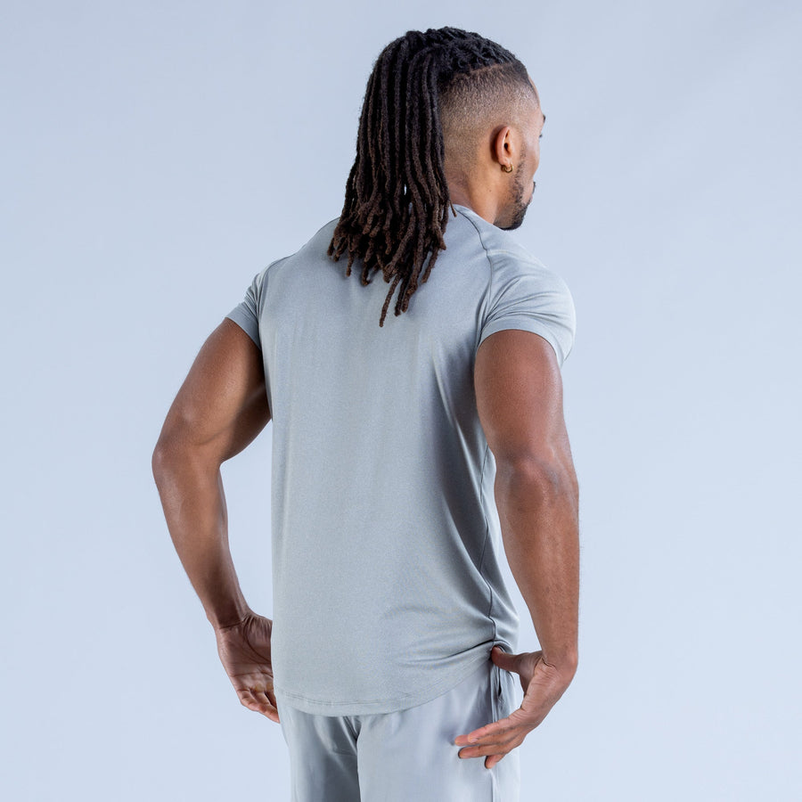 T-shirt d'entraînement Stealth Gris orage chiné