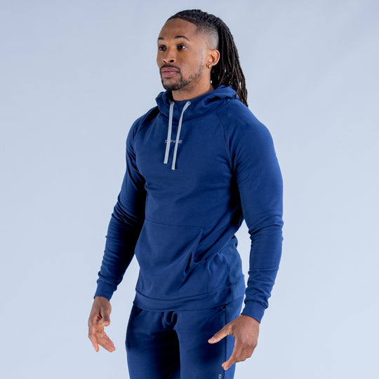 Sweat à capuche mi-épais Stealth Bleu nuit