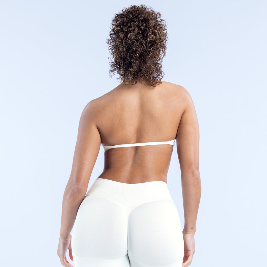 Brassière à bretelles Impact Ivoire