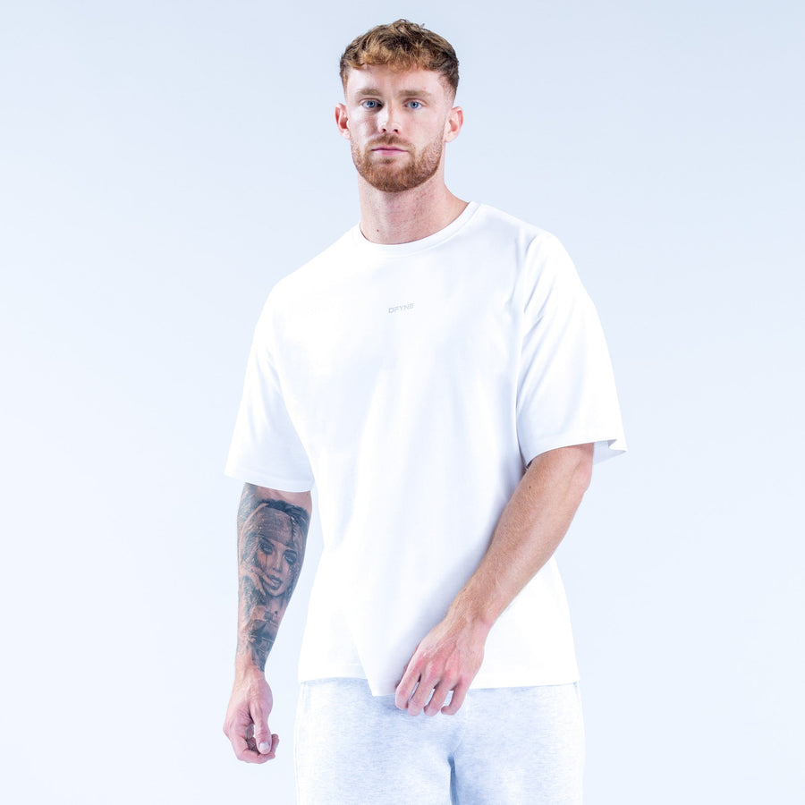T-shirt imprimé Recharge Blanc cassé