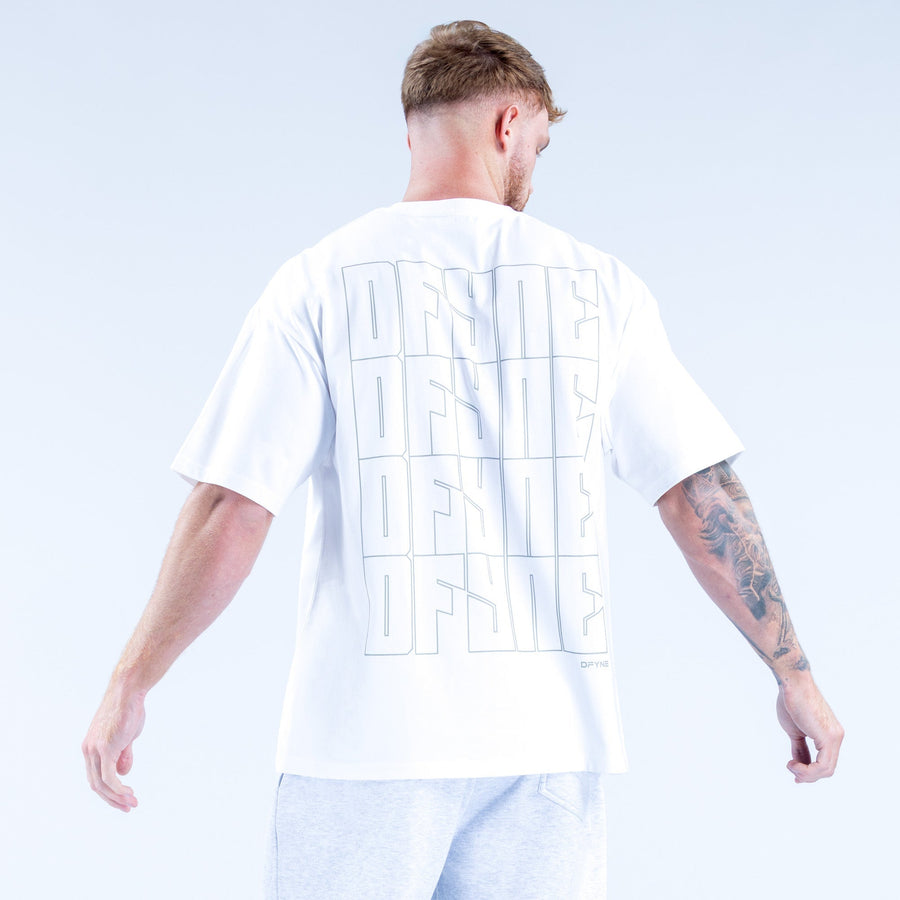 T-shirt imprimé Recharge Blanc cassé