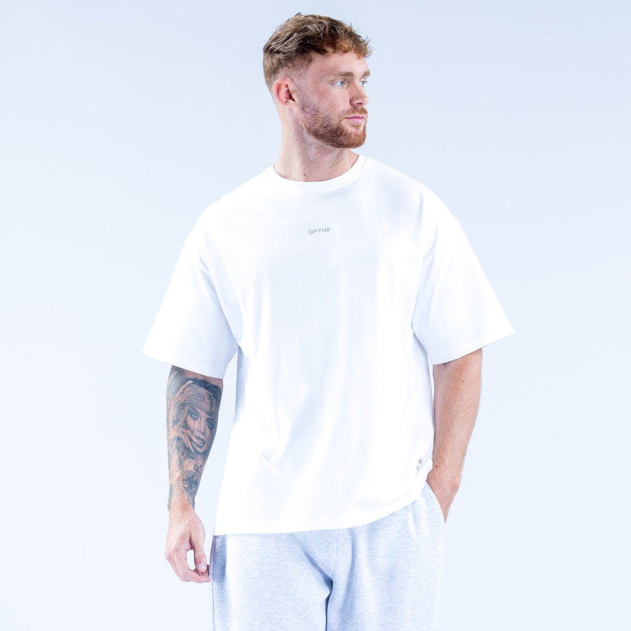 T-shirt imprimé Recharge Blanc cassé
