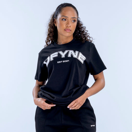 T-shirt oversize imprimé Revive Noir minuit