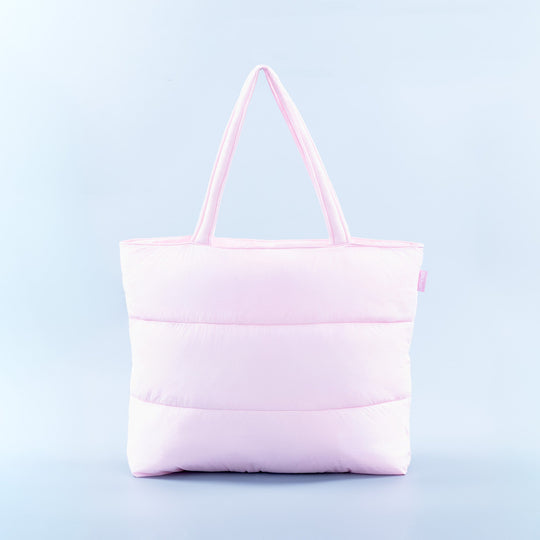 Tote bag matelassé Rose pâle