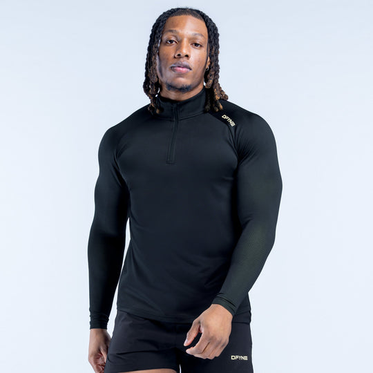 Haut quart de zip Unbound Noir minuit