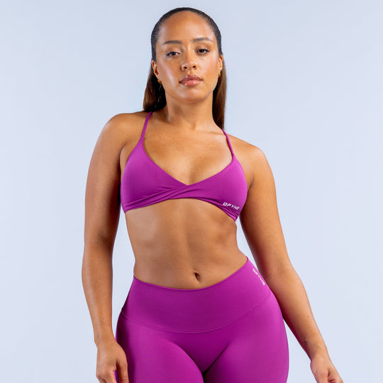 Brassière torsadée devant Vision Fuchsia